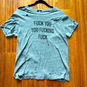 R13 FYYFF Grey T-Shirt